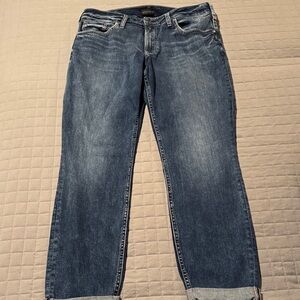 Silver Jeans Women's -Boyfriend Straight Leg Denim